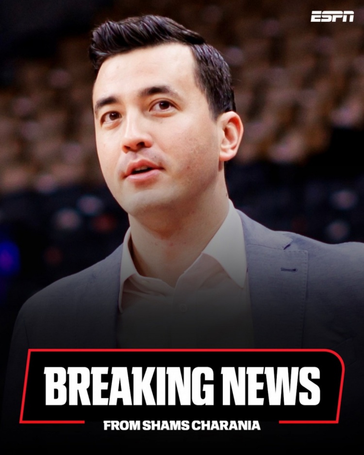 Shams：猛龙将任命球队总经理韦伯斯特为新任篮球运营总裁