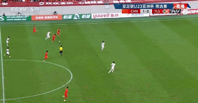 1756913602601062124.gif 九游体育-【U23亚预赛】王钰栋破门 U22国足2比1东帝汶